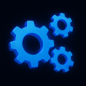 Engrenagens — métricas configuradas